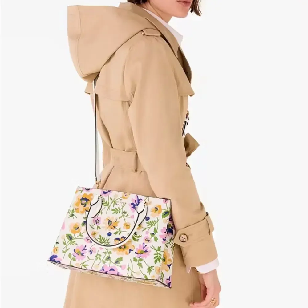 NWT - Kate Spade - Rae Printed Medium Satchel
